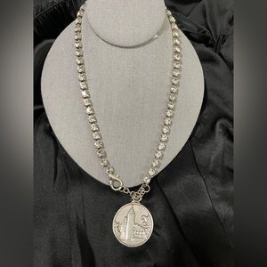 Swarovski crystal French Kande necklace